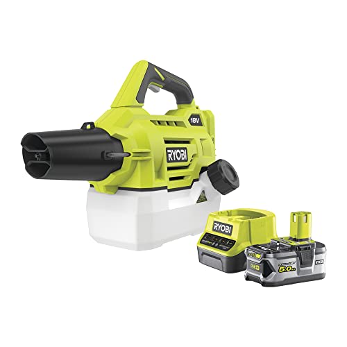 Ryobi 18V One Plus Fogger 2L - 1 Batteria 5.0Ah 1 Caricatore Rapido - Ry18Fga-150