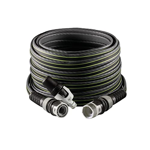 Fitt Force 20 M, Tubo Acqua Per Irrigazione Giardino, Leggero, Resistente E Compatto, Per Uso Intensivo, Con Lancia, Colore Grigio-Lime, -43% Co2E