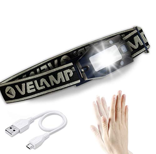 Velamp Lampada Frontale Led Ricaricabile Multifunzione