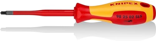 Knipex Giraviti (Slim) Plusminus Pozidriv Brunita, Impugnatura Isolante, In Materiale Bicomponente, Collaudato Vde 212 Mm 98 25 02 Sls