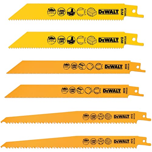 Dewalt Lame Set Seghetto Mix, 6 Pezzi, Dt2444