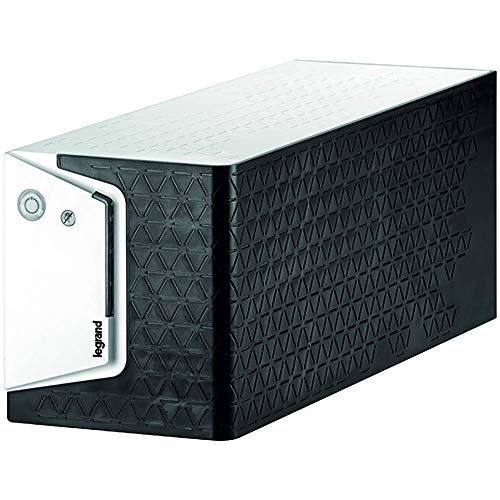 Bticino Legrand Lg-310180 Ups Monofase Gruppo Di Continuità Per Pc, Con Tecnologia Line Interactive, Vi Keor Sp 600Va, Autonomia Fino A 10 Minuti, 6 P