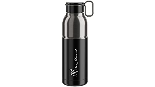 Bidon Termo Elite Mia 550Ml Negro/Plata