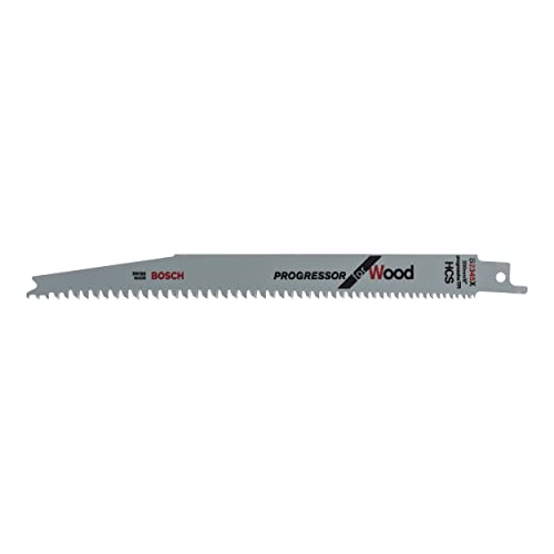 Bosch Professional 25 Pz. Di Lame Per Sega Universale S 2345 X Progressor For Wood (Per Legno, 200 X 19 X 1,25 Mm, Accessorio Per Sega Universale)