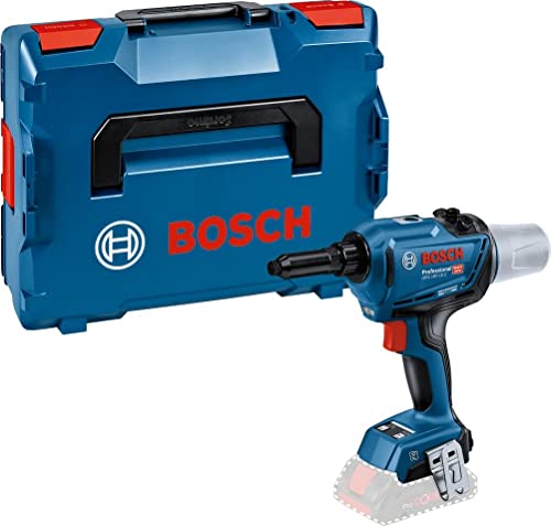 Bosch Professional 18V System Rivettatrice A Batteria Grg 18V-16 C (Forza Di Trazione Max. 16.000 N, Corsa 25 Mm, Batterie E Caricabatteria Non Incl.,