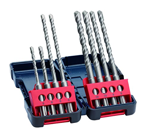 Bosch Accessories Tough Box Punte Sds-Plus B8 2607019903, Nero