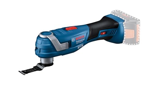 Bosch Professional 18V System Utensile Multifunz. A Batteria Gop 18V-34 (Motore Brushless, Vibration Control, Impugnatura Sottile Da 180 Mm, Incl. 1 L