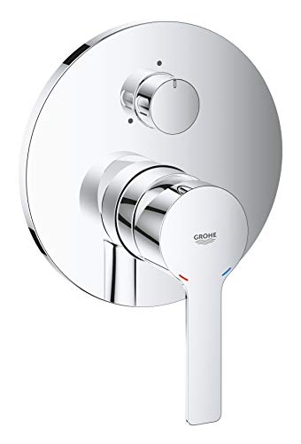 Grohe Miscelatore Monocomando A 3 Vie Con Deviatore, Grigio (Cromo) 24095001