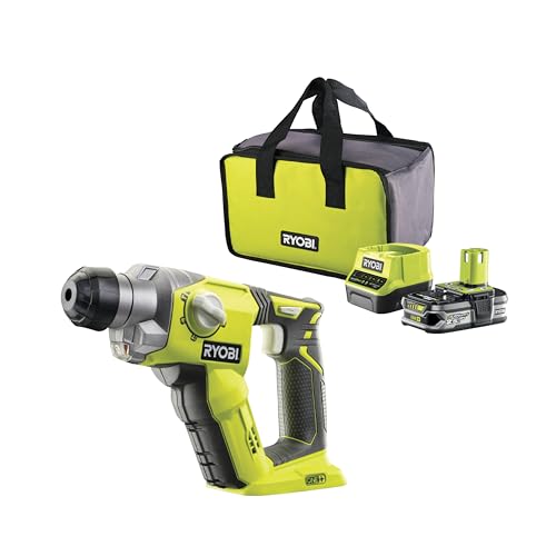 Ryobi 5133003818 Martello Combinato A Batteria, Verde