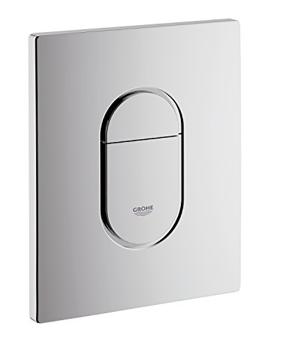 Grohe 38844000 Arena Cosmopolitan Piastra Di Azionamento Wc, Doppio Scarico, Cromo