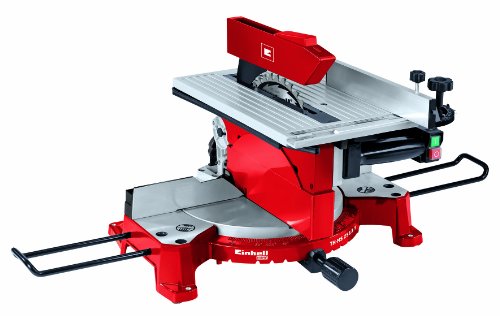 Einhell Tc-Ms 2513 T Troncatrice Con Piano Superiore (230-240 V, 1800 W, Giri Al Min. 4500, Lama Ø250 X Ø30 - 36 Denti, Taglio Troncatrice Max 130 X 7