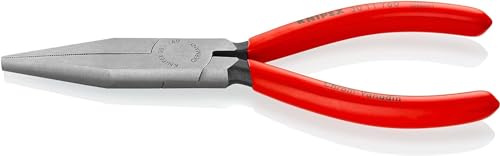 Knipex Pinza Per Meccanica - A Becchi Lunghi Bonderizzata Nera, Rivestiti In Resina Sintetica 160 Mm 30 11 160