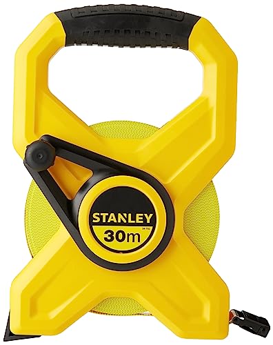 Stanley 2-34-792 Rotella Metrica Telaio Aperto, Nastro In Fibra Di Vetro, 30 M