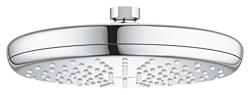 Grohe Vitalio Start Soffione Doccia A Un Getto, Raccordo A Sfera Con Angolo Di Inclinazione Orientabile, Installazione Veloce, 26415000