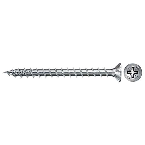 Fischer 670298 Viti Per Legno, Bianche, 4,5X35