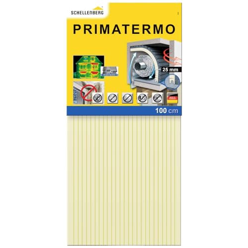Schellenberg 66283 Isolante Per Cassonetto Tapparella 2 Pezzi, Grigio, 100 X 50 Cm, Pannelli Coibentati Per Tapparelle Avvolgibili Con 25 Mm Di Spesso