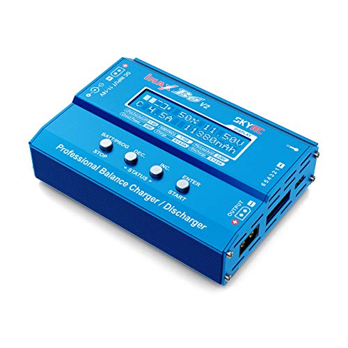 Skyrc Caricabatterie Da Modellismo B6Dc V2 6A Piombo Lifepo, Lihv, Liion, Lipo, Nicd, Nimh Timer, Monitoraggio Della Temperatura