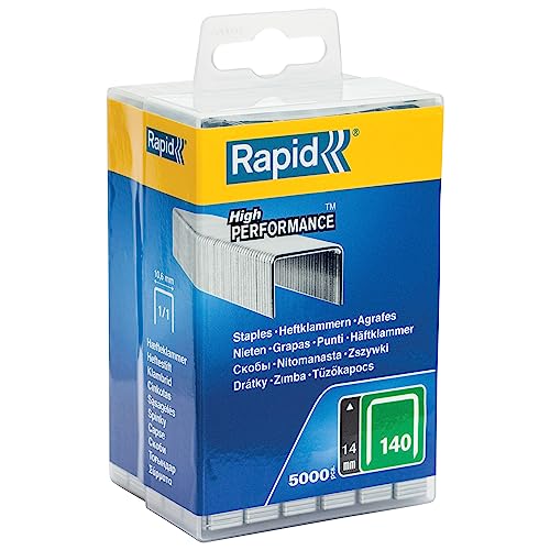 Rapid 40303092 - Punti Metallici N°140/14 Mm, Galvanizzati, Confezione Da 5000 Punti [Francia]