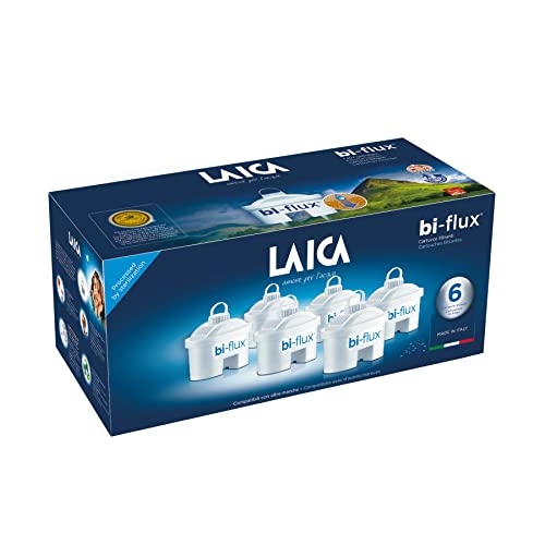 Laica, Cartuccia Per Caraffa Filtrante "Bi-Flux", 6 Pz.