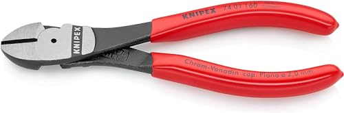 Knipex Tronchese Laterale Per Meccanica Tipo Forte Bonderizzata Nera, Rivestiti In Resina Sintetica 160 Mm 74 01 160