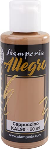 Stamperia Allegro Paint 60Ml-Cappuccino