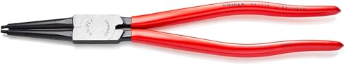 Knipex Pinza Per Anelli Di Sicurezza Per Anelli Di Sicurezza Interni A Fori Bonderizzata Nera, Rivestiti In Resina Sintetica 320 Mm 44 11 J4