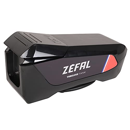 Zefal Tubeless Tank, Compressore D'Aria Per Pneumatici Da Bicicletta Unisex Adulto, Nero, 350 Mm