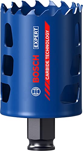Bosch Accessories 1X Seghe A Tazza Expert Tough Material Per Legno Con Metallo, Ø 54 Mm, Accessorio Trapano Percussione
