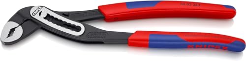 Knipex Alligator Pinza Regolabile Per Tubi E Dadi Bonderizzata Nera, Rivestiti In Materiale Bicomponente, Forma Affusolata 250 Mm 88 02 250
