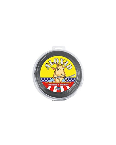 Maniver Filo Decespugliatore Professionale Aloxid Quadro, Diametro 3.3 X 39 M