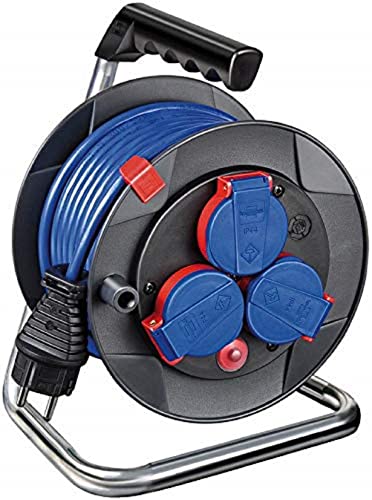 Brennenstuhl 1079850 - Avvolgicavo Compatto Extra Resistente Garant Ip 44
