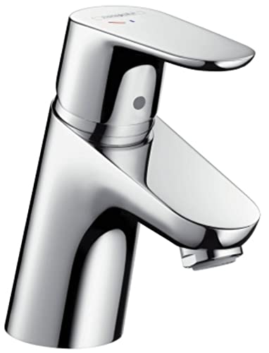 Hansgrohe 31539000 Focus Miscelatore Monocomando Lavabo 70 Coolstart, Argento, Cromo, Comfortzone 70 Mm