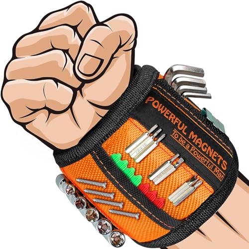 Idee Regalo Uomo Bracciale Magnetico - Per Natale Originali Gadget Utili Multitool Compleanno, San Valentino Per Lui, Festa Del Papà, Fai Da Te Calend