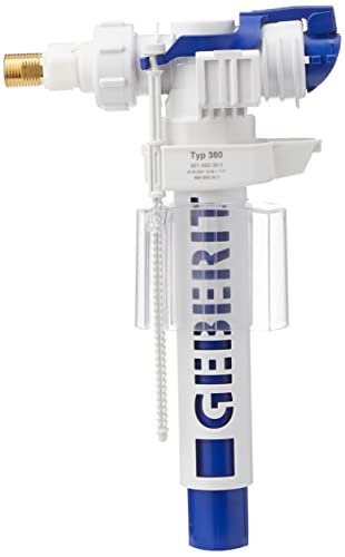 Geberit 240.700.00.1 Meccanismo Di Alimentazione Geberit Serie 380, Connessione Di Alimentazione Laterale, 3/8”, Raccordo In Ottone