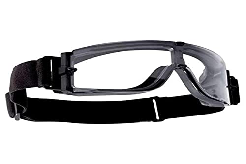 Bollé X800 - X800 - Montura De Nylon Ultraventilado Negro + Tpe - Lente De Policarbonato Transparente Platinum Antirrayado (Exterior) Y Antivaho (Inte