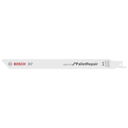 Bosch Home And Garden 5 Pezzi Di Lame Per Sega Universale S 1122 Vfr Special For Pallet Repair (Lunghezza 225 Mm, Accessorio Universale)