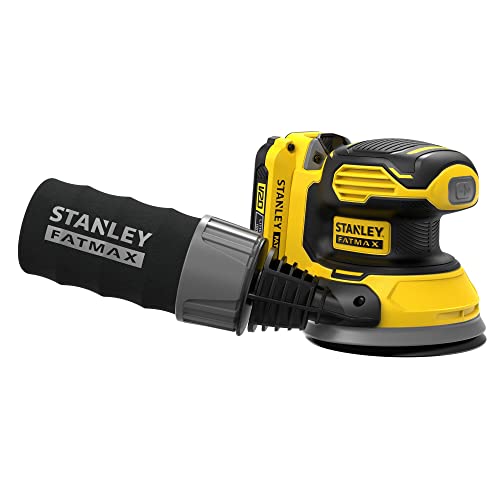 Stanley Fatmax Sfmcw220D1S-Qw - Levigatrice Roto-Orbitale 18V - 125Mm