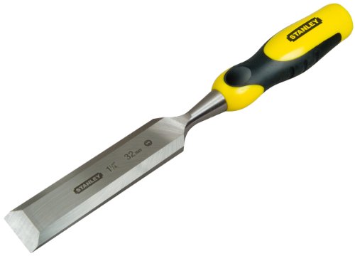 Stanley 0-16-881 Scalpello Per Legno Dynagrip, Giallo/Nero, 32Mm