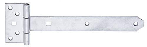 Alberts 327132 Bandella A Cerniera | Con Spina Rivettata | Acciaio Inox | Bandella 242 X 34 Mm | Cerniera 92 X 44 Mm