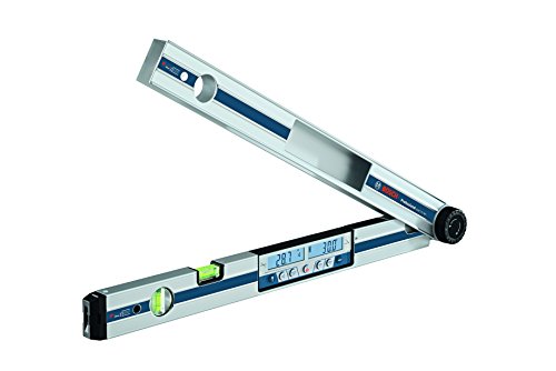 Bosch Professional Goniometro E Inclinometro Gam 270 Mfl (Puntatore Laser, Calcolo Degli Angoli Obliqui, Campo Di Misura: 0 - 270º, Lunghezza: 60 Cm)