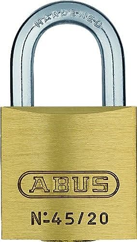Abus 118203 - Lucchetto In Ottone Tipo 45/20 Triples Sb