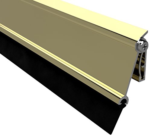 Stormguard 14Sr5340914G At3 - Paraspifferi Automatico Porta Soglia, Finiture Colore Oro, 914 Mm