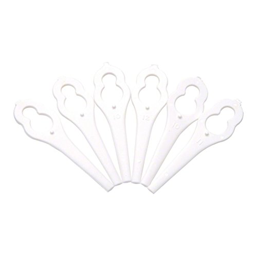 Bosch Home And Garden F016800177 Art 23 Accu Trim, Lame Di Plastica Ricambio, Bianco, Pacco Da 24