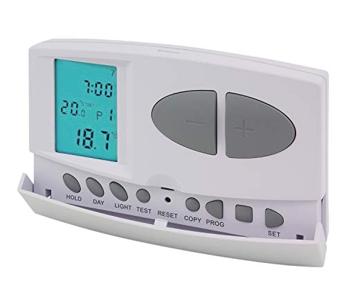 Poly Pool - Pp1465 Crono-Termostato Digitale Easy Estate/Inverno - Termostato Ambiente Interno Con Programmazione Giornaliera/Settimanale - Termostato