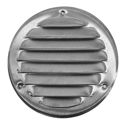 Ø 200Mm Griglia Di Ventilazione Con Zanzariera - Griglie D'Aerazione In Metallo - Acciaio Inossidabile