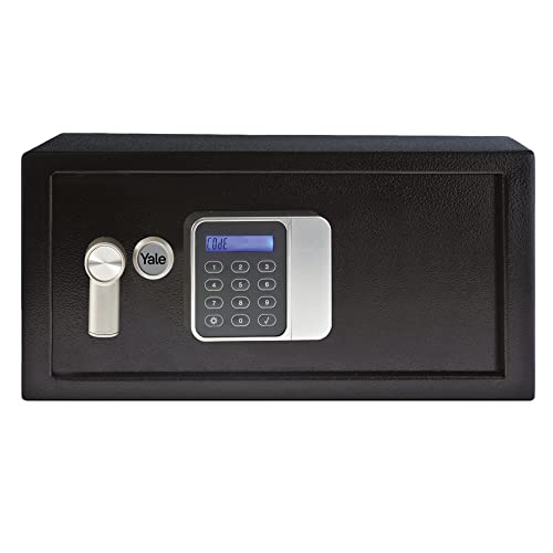 Yale Cassaforte Serie Guest Safe Per Laptop Yylg/200/Db2, Accesso Con Codice Pin Digitale, Funzione Codice Master, Bulloni Di Montaggio A Parete/Pavim