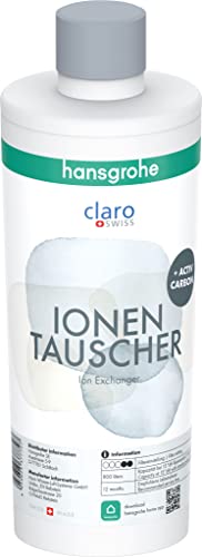 Hansgrohe Filtro Sostitutivo Agli Ioni E Ai Carboni Attivi, Cartuccia Filtrante Per Aqittura M91, Filtro Dell'Acqua, Filtro Di Ricambio, Capacità Di F