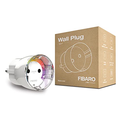 Fibaro Fgwpf-102 Z-Wave Plus Presa Intelligente Da Parete Tipo F