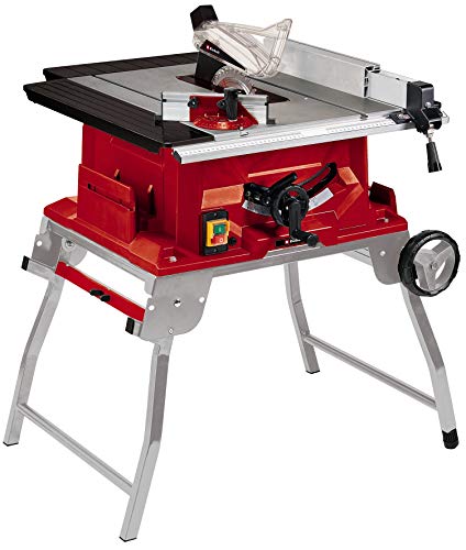 Einhell Te-Ts 250 Uf Sega Circolare Con Banchetto (230-240 V, 2000 W, Giri Al Min. 4500, Lama Ø250 X Ø30 - 48 Denti, Lama Inclinabile Fino A 45°, Tagl