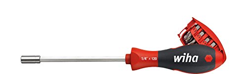 Wiha Sb 3809-8 - Portainserti A Magazzino Magnetico, 8 Bits, 1/4"